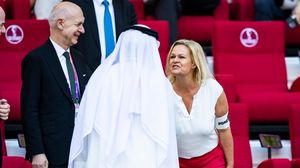 Ministrul german de interne al Germaniei, banderola „One Love, meci Japonia, șeful FIFA, Nancy Faeser, Gianni Infantino