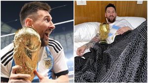 messi, cupa mondiala trofet, qatar, lionel messi instagram