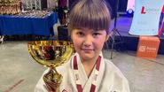 Alexandra Dincă, campioană mondială la karate la doar 7 ani