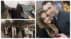 Înmormântare soți uciși Bran