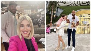 Cabral  și Andreea Ibacka, alături de cei doi copii ai lor