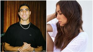 Hiba Abouk și Achraf Hakimi