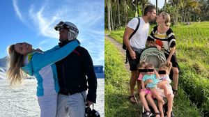 Laura Cosoi, soțul ei și cele trei fiice ale lor