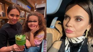 Cristina Șișcanu și fiica sa 