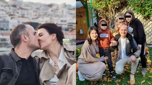 Serban Copoț și familia sa