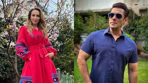 Iulia Vântur și Salman Khan