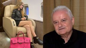 Irinel Columbeanu și fiica sa