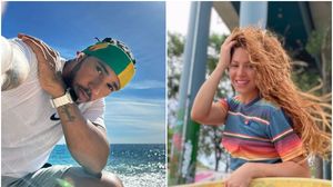 Shakira și Lewis Hamilton