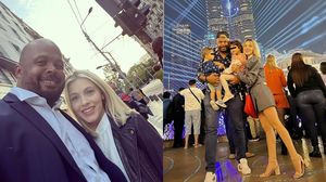 Cabral, Andreea Ibacka și copiii lor