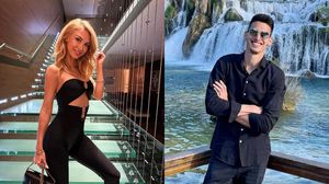 andreea balan poarta un hanorac cu numele iubitului ei