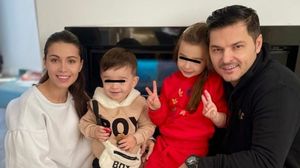 Liviu Vârciu, Anda Călin și copiii lor