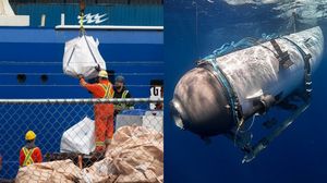 ramasitele submarinului titan au fost scoase la suprafata