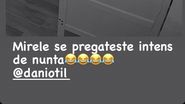 Ce face Dani Oțil, cu câteva ore înainte de cununia religioasă