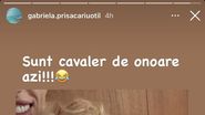 Gabriela Prisăcariu a postat o imagine cu băiețelul ei, chiar în ziua nunții