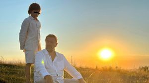 Horia Brenciu și fiul său