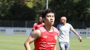 Wataru Endo antrenament Stuttgart