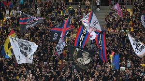 Galeria FCSB-ului în partida cu Poli Iași