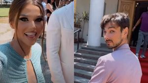 Theo Rose și Anghel Damian au mers astăzi în fața altarului