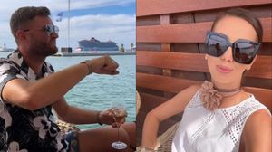 Georgiana Lobonț și soțul ei 