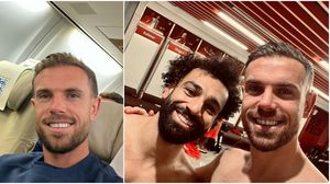 Jordan Henderon alături de Trent Alexander-Arnold și Mohamed Salah