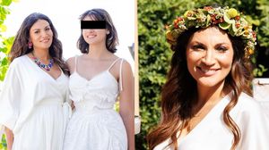 Fiica Ioanei Ginghină, domnișoară de onoare la nunta mamei sale