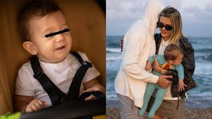 Emily Burghelea și Andrei și fiul lor