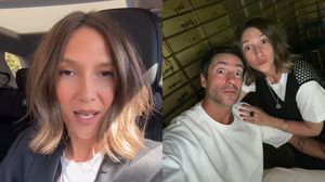 Adela Popescu, surprinsă de soțul său, cu ocazia zilei sale de naștere