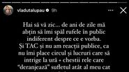 Vlăduța Lupău le-a cerut părerea fanilor ei cu privire la spălatul rufelor în public