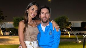 Antonela Roccuzzo și Leo Messi