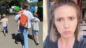 Adela Popescu și copiii ei