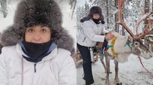 Oana Roman vacanță Laponia