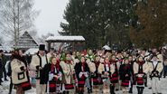 copii, maramures, iarna, costume populare