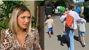 Adela Popescu și fiii săi