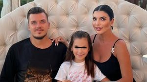 Andreea Tonciu, soțul și fiica lor