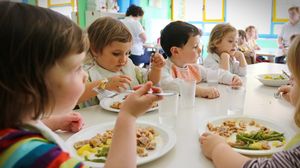 Ora mesei, la grădiniță