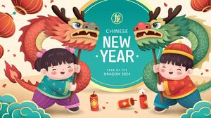 ilustratie dragon chinezesc