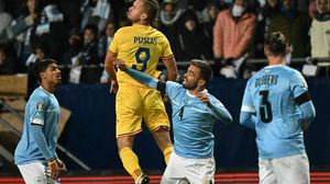 George Pușcaș, unul dintre atacanții României