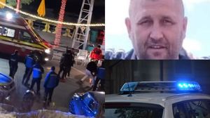 Imagini de la locul crimei din Padina