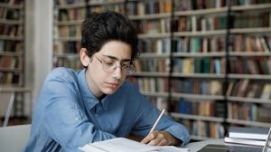 Elev, învață pentru examen