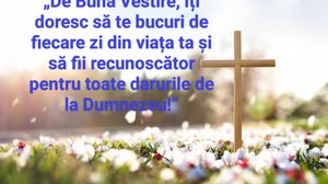 Imagine cu mesaj de Buna Vestire