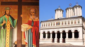 Icoană Sfinții Constantin și Elena, Catedrala Patriarhală București