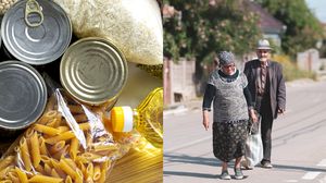 Alimente de bază, pensionari pe stradă