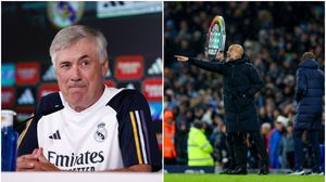 Carlo Ancelotti (antrenor la Real Madrid), Pep Guardiola (tehnician la Manchester City