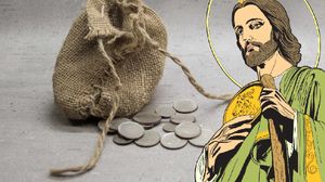 Iisus Hristos, pungă cu bani