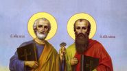 Icoană Sfinții Petru și Pavel