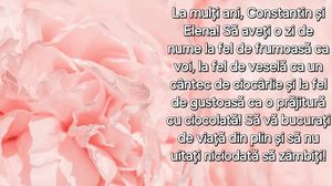 Felicitări de Sfinții Constantin și Elena