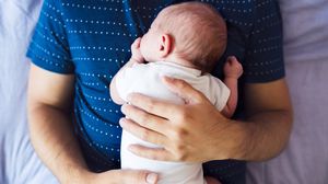 bebelus, tata, nou nascut