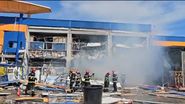 Explozie la un magazin de materiale de construcție din Botoșani