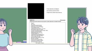 colaj, subiect evaluarea nationala, tabla, desen, elevi