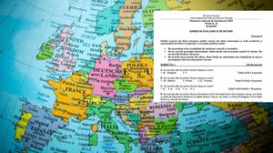 colaj harta lumii, barem bac geografie